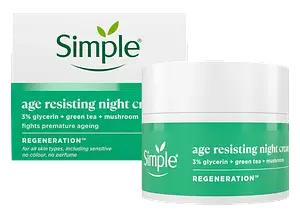 Simple Skincare Regeneration Age Resisting Night Cream UK