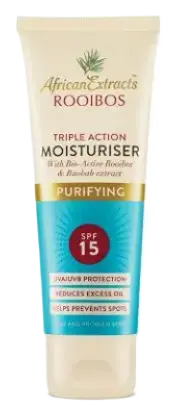 African Extracts Rooibos Skin Care Purifying Triple Action Moisturiser SPF15
