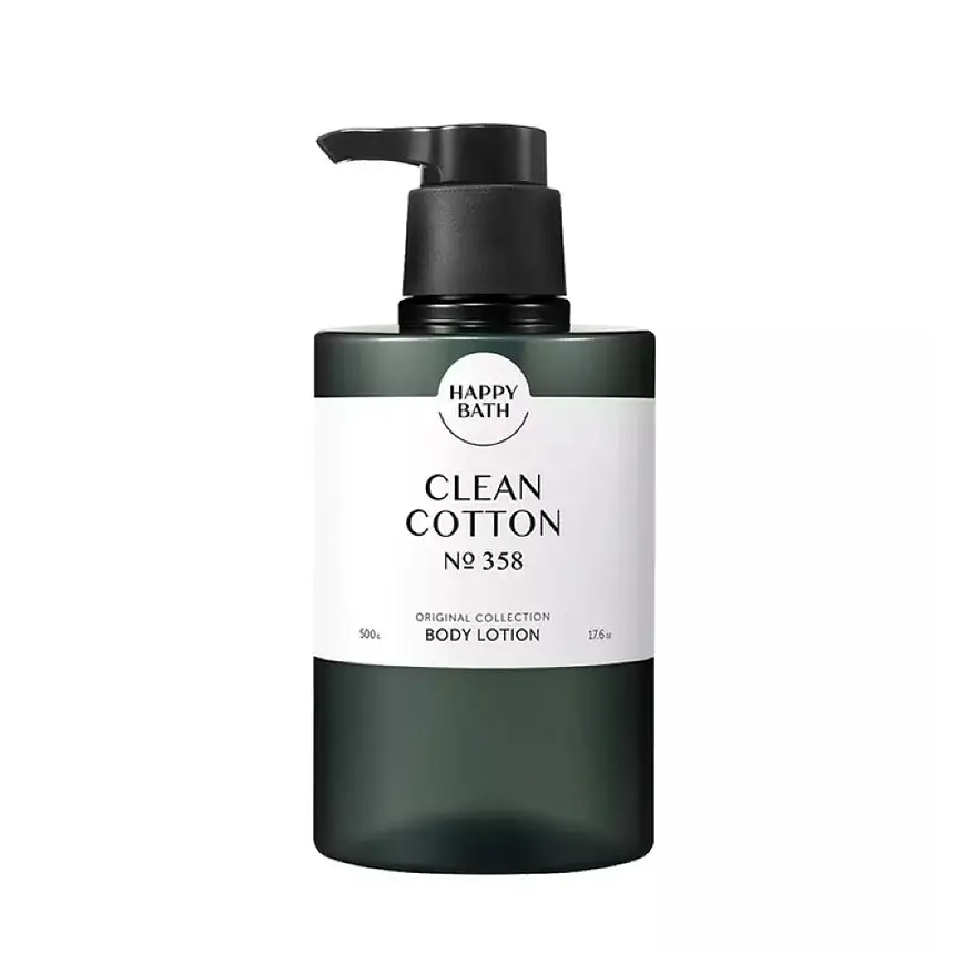 Happy Bath Body Lotion Clean Cotton