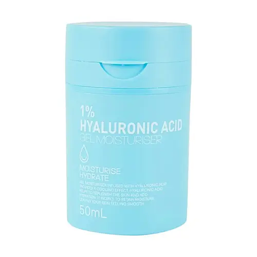 OXX Cosmetics Moisturise & Hydrate Gel Moisturiser 50ml - 1% Hyaluronic Acid