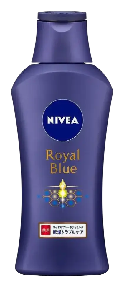 Nivea Royal Blue Body Milk Dry Trouble Care Fragrance-Free