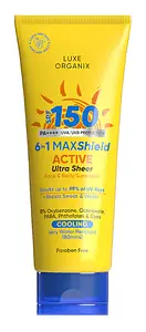 Luxe Organix 6 In 1 Maxshield Active Ultra Sheer Face And Body Sunscreen SPF 150