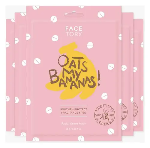 Facetory Oats My Bananas Sheet Mask - Soothing & Protecting