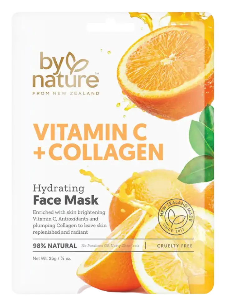 By Nature Vitamin C + Collagen Hydrating Sheet Mask