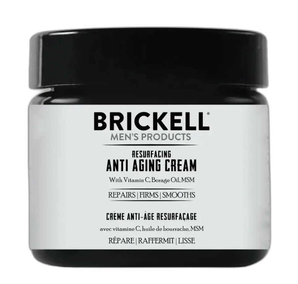 Brickell Men's Products Resurfacing Anti-Aging Cream Unscented