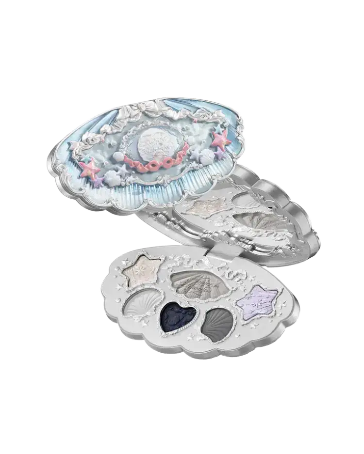 Flower Knows Shell's Jewel 6-Color Makeup Palette 03 Deep Sea