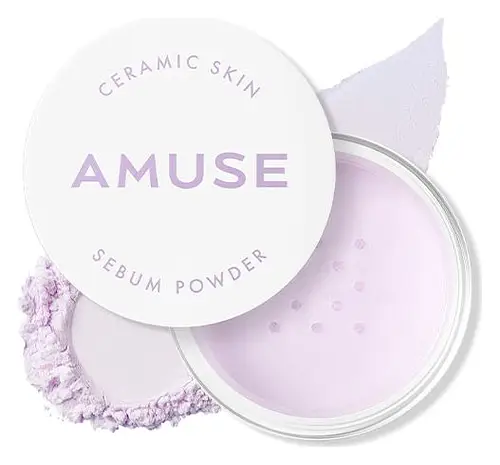 AMUSE Ceramic Skin Sebum Powder Purple