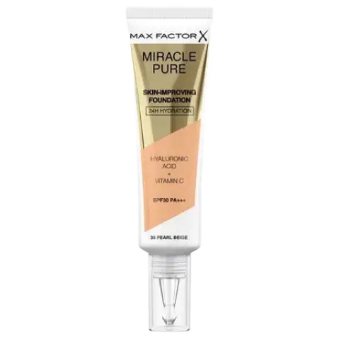 Max Factor X Miracle Pure Skin-Improving Foundation 35 Pearl Beige