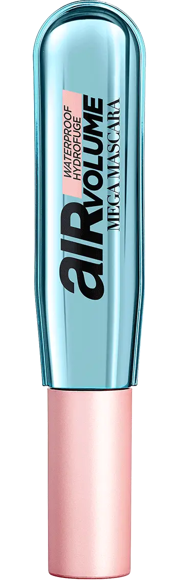 L'Oreal Air Volume Mega Mascara Waterproof Lightweight Blackest Black