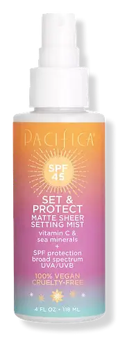 Pacifica Sea & C Protect SPF 45 Matte Sheer Setting Mist