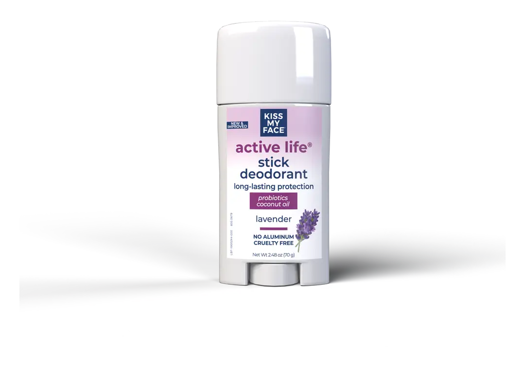 Kiss My Face Active Life Stick Deodorant Lavender