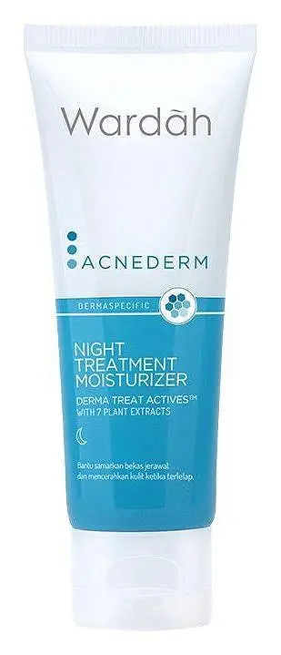 Wardah Acnederm Night Treatment Moisturizer