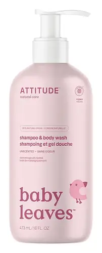 ATTITUDE Baby Leaves Shampoo & Body Wash Unscented