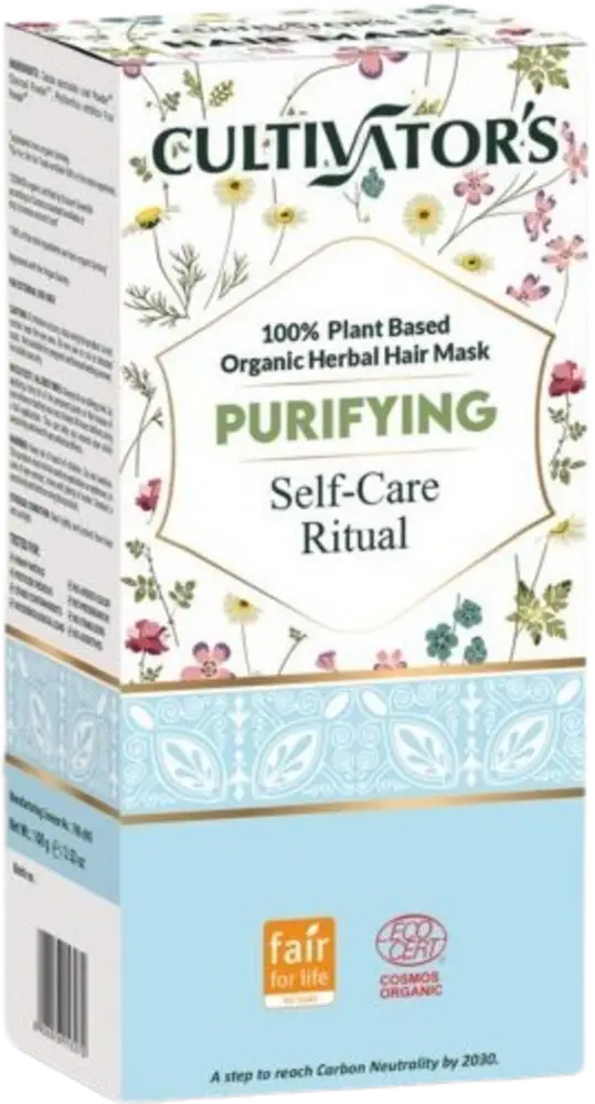 Cultivator's Organic Herbal Hair Mask Powder Purifying