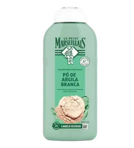 Le Petit Marseillais Pó De Argila Branca Shampoo Purificante Suave