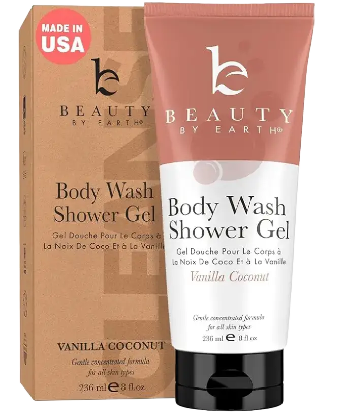 Beauty by Earth Body Wash Shower Gel Vanilla Coconut