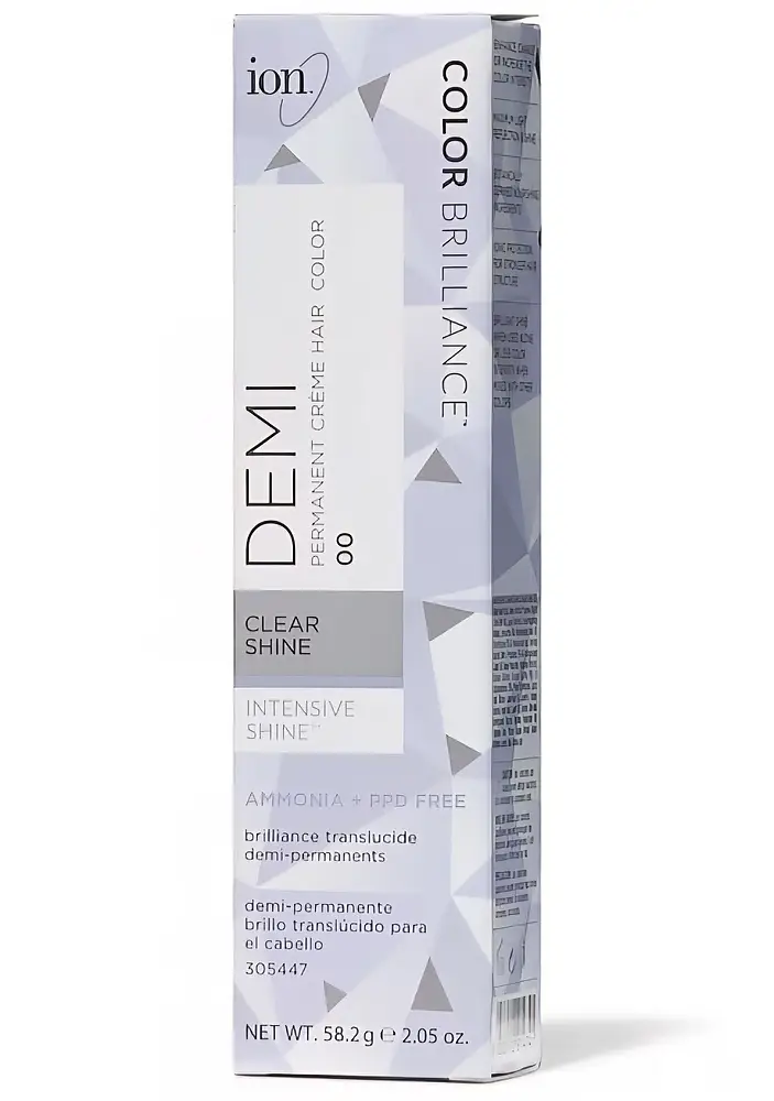 Ion Color Brilliance Intensive Shine Demi Permanent Crème Hair Color 00 Clear