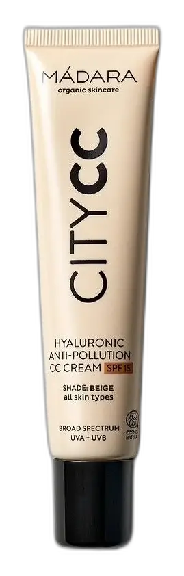 Madara City CC Hyaluronic Anti-pollution CC Cream SPF 15 Beige