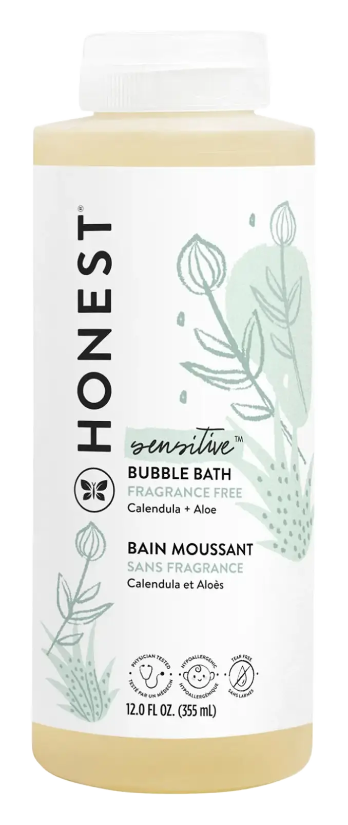 Honest Beauty Bubble Bath Sensitive Fragrance Free