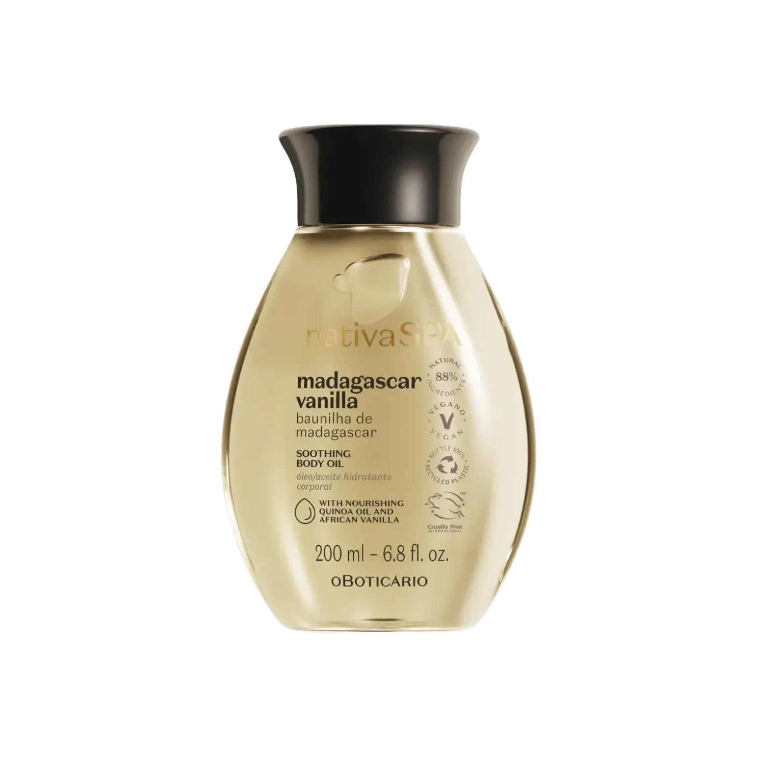 O Boticário Nativa Spa Madagascar Vanilla Soothing Body Oil