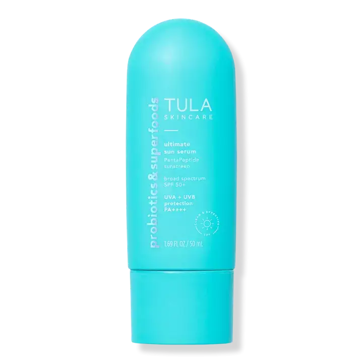 Tula Skincare Ultimate Sun Serum PentaPeptide Sunscreen SPF 50