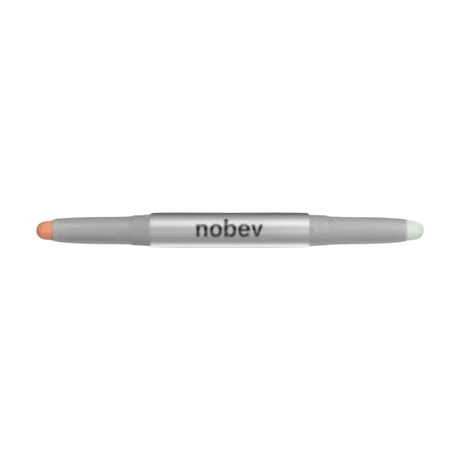 Nobev Color Corrector Soft Dual Pencil 01 Salmon Green
