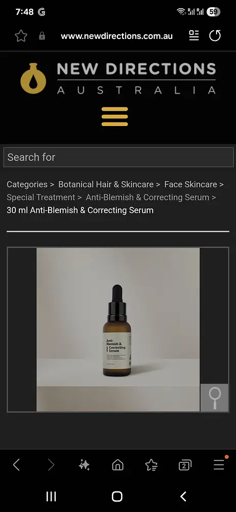 New Directions Aromatics Anti-Blemish & Correcting Serum