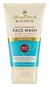African Extracts Rooibos Skin Care Purifying Deep Cleansing Gel Face Wash