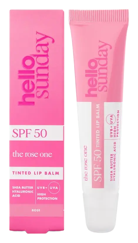 Hello Sunday Tinted Lip Balm SPF 50 The Rose One
