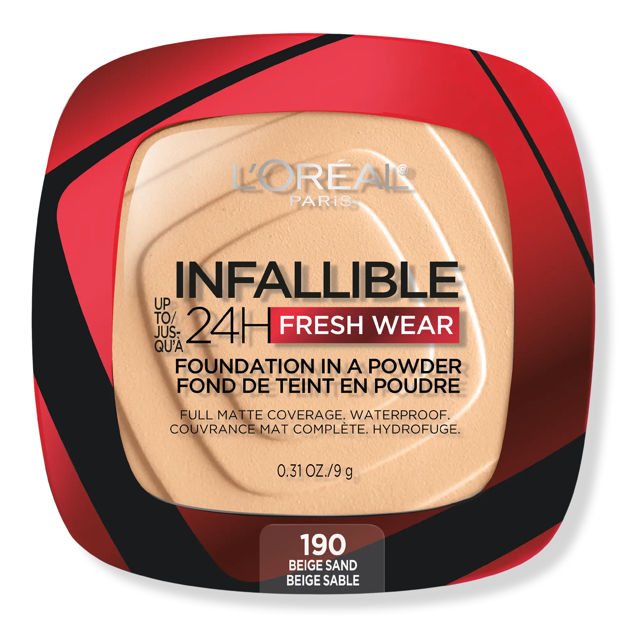 L'Oreal Infallible Fresh 24H Wear Foundation In A Powder 190 Beige Sand