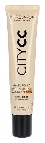 Madara City CC Hyaluronic Anti-pollution CC Cream SPF 15 Light