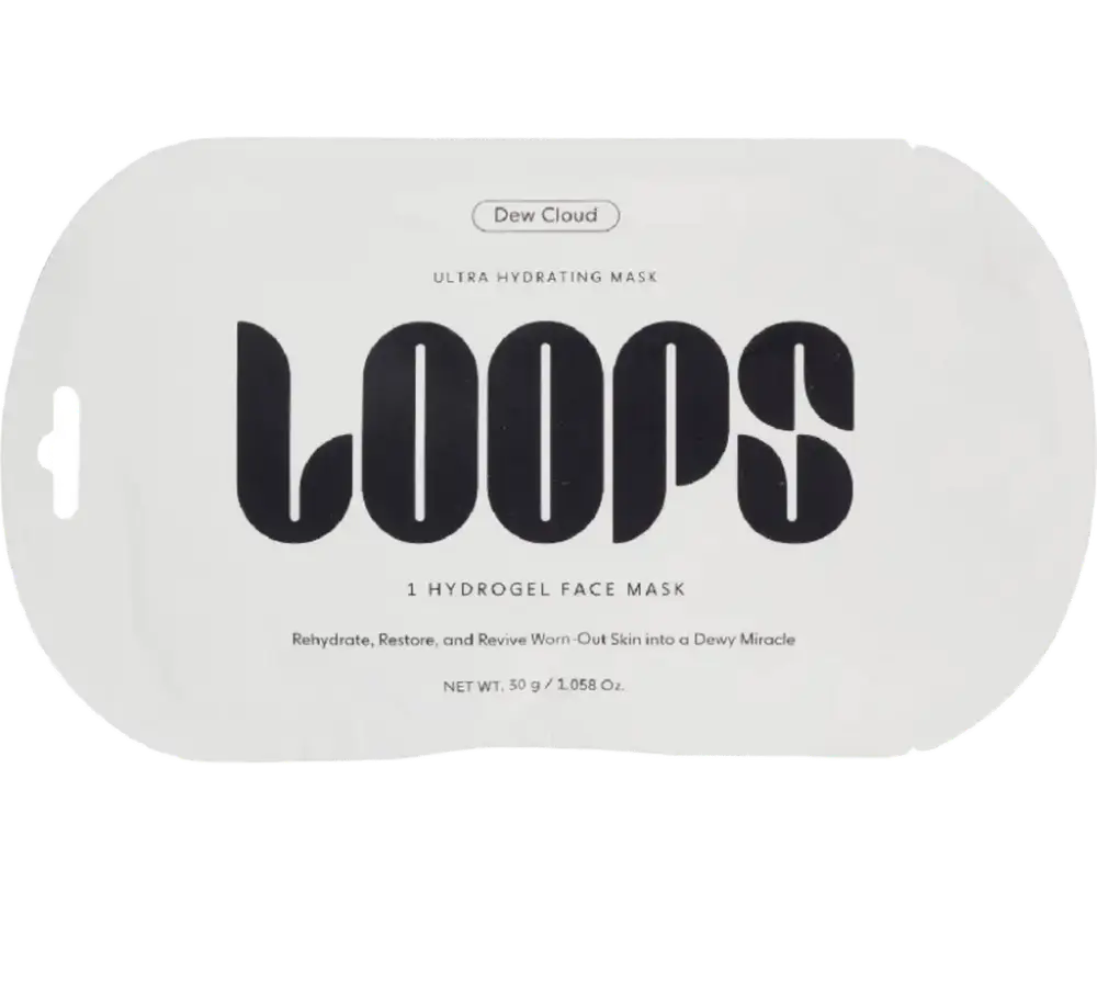 Loops Dew Cloud Ultra Hydrating Hydrogel Face Mask