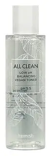 heimish All Clean Low pH Balancing Vegan Toner