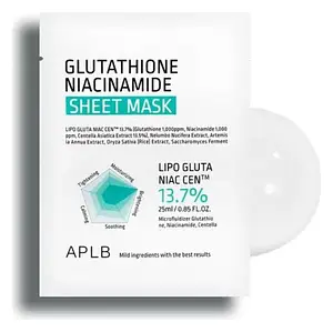 APLB Glutathione Niacinamide Sheet Mask