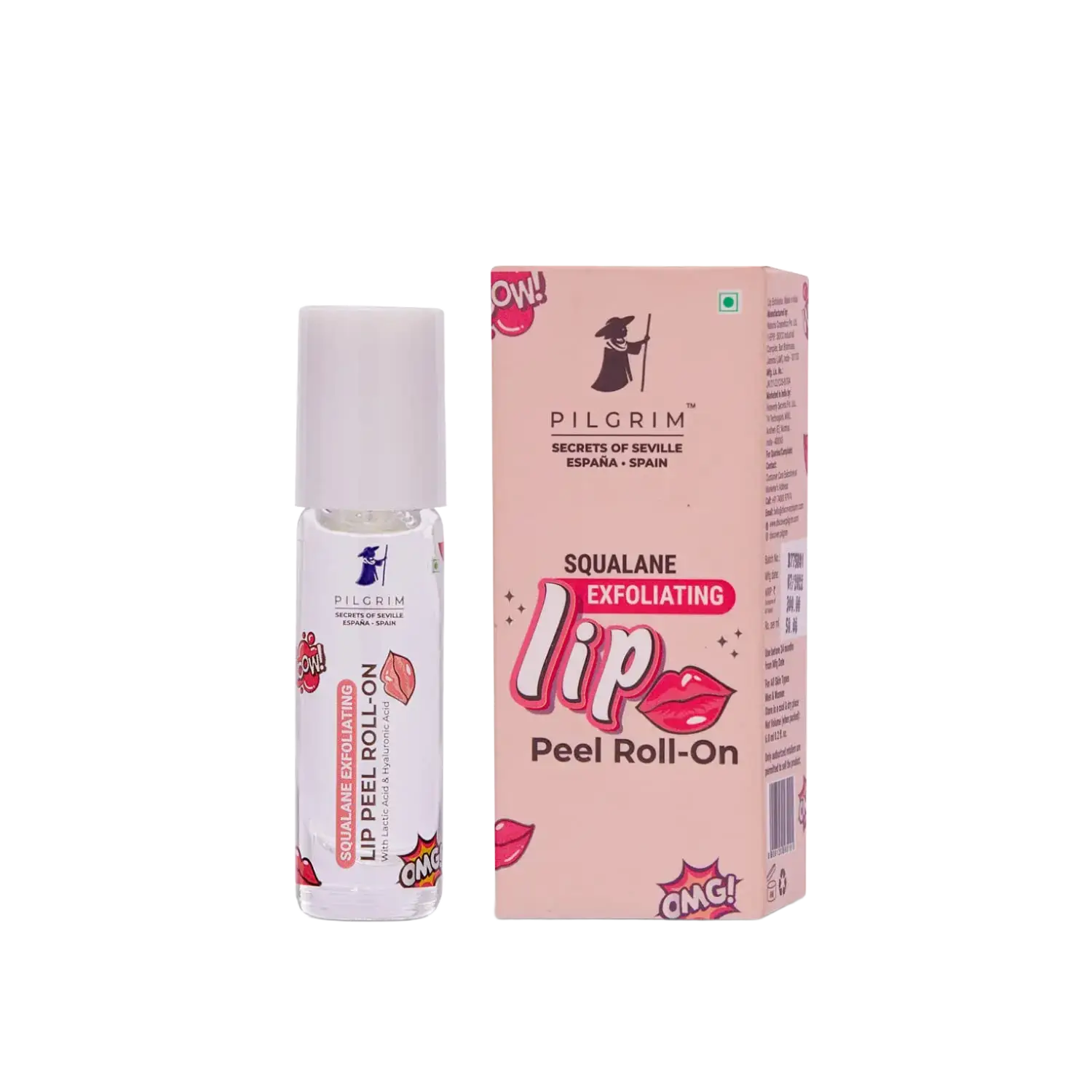 Pilgrim Squalane Exfoliating Lip Peel Roll-On