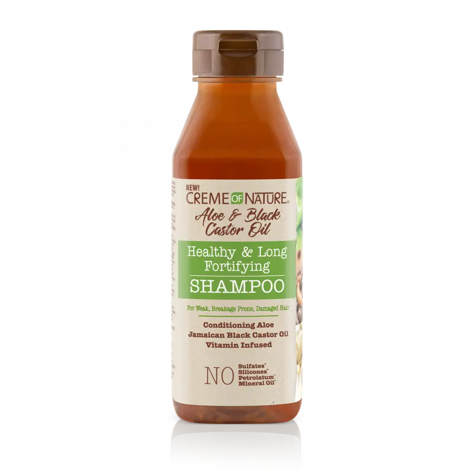 Creme of Nature Aloe & Black Castor Oil Healthy & Long Fortifying Shampoo