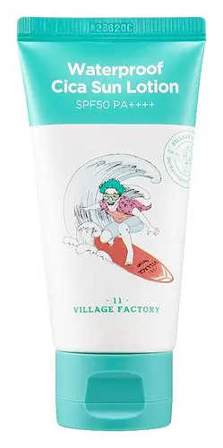Village 11 Factory Waterproof Cica Sun Lotion SPF 50