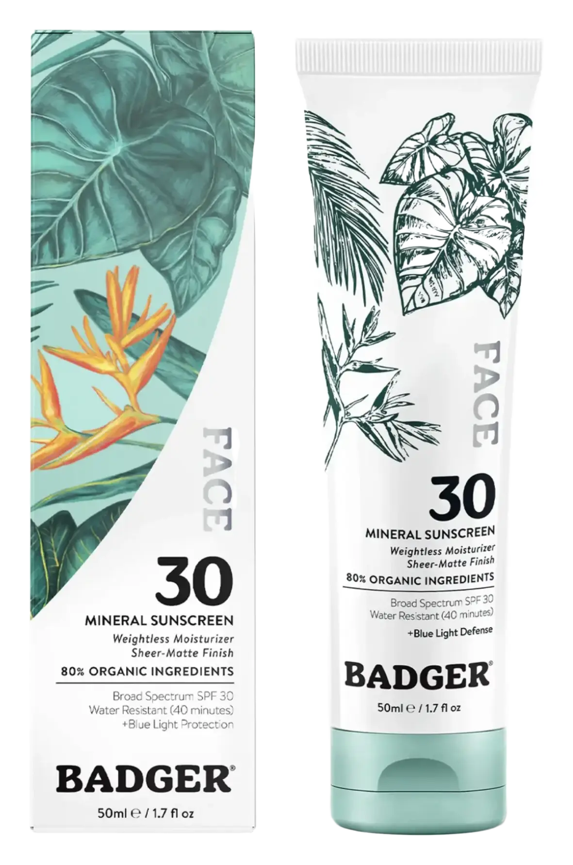 Badger Face Mineral Sunscreen SPF 30