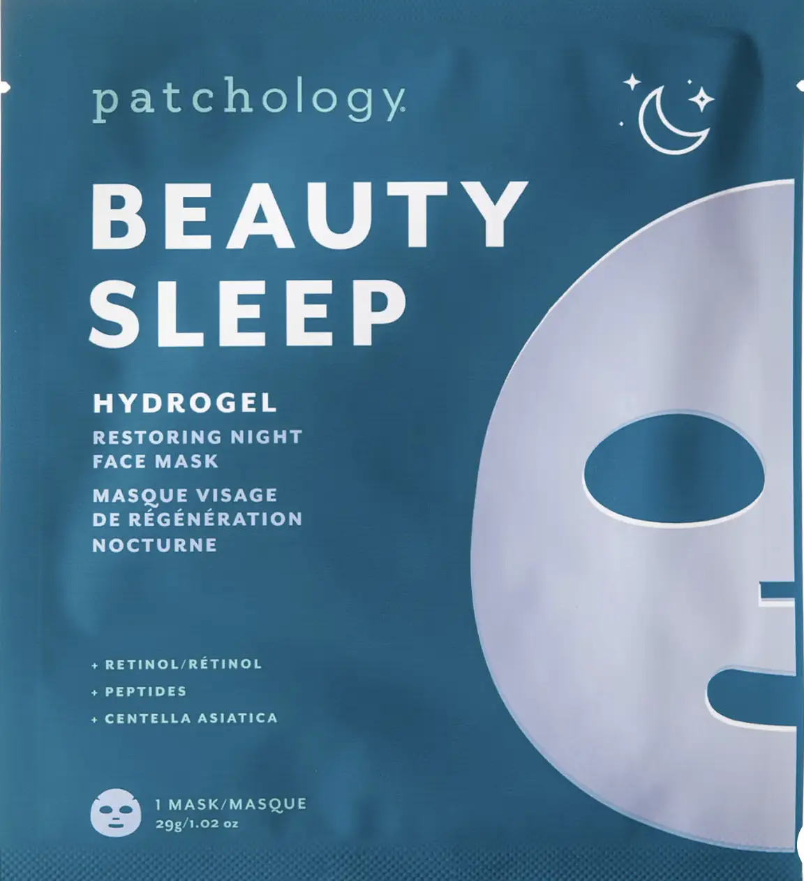 Patchology Beauty Sleep Hydrogel Restoring Night Face Mask