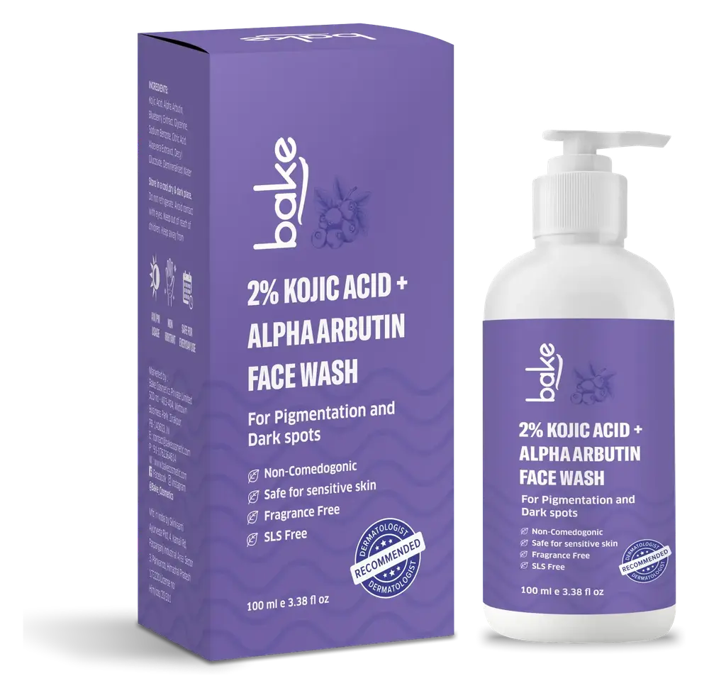 Bake 2% Kojic Acid + Alpha Arbutin Face Wash