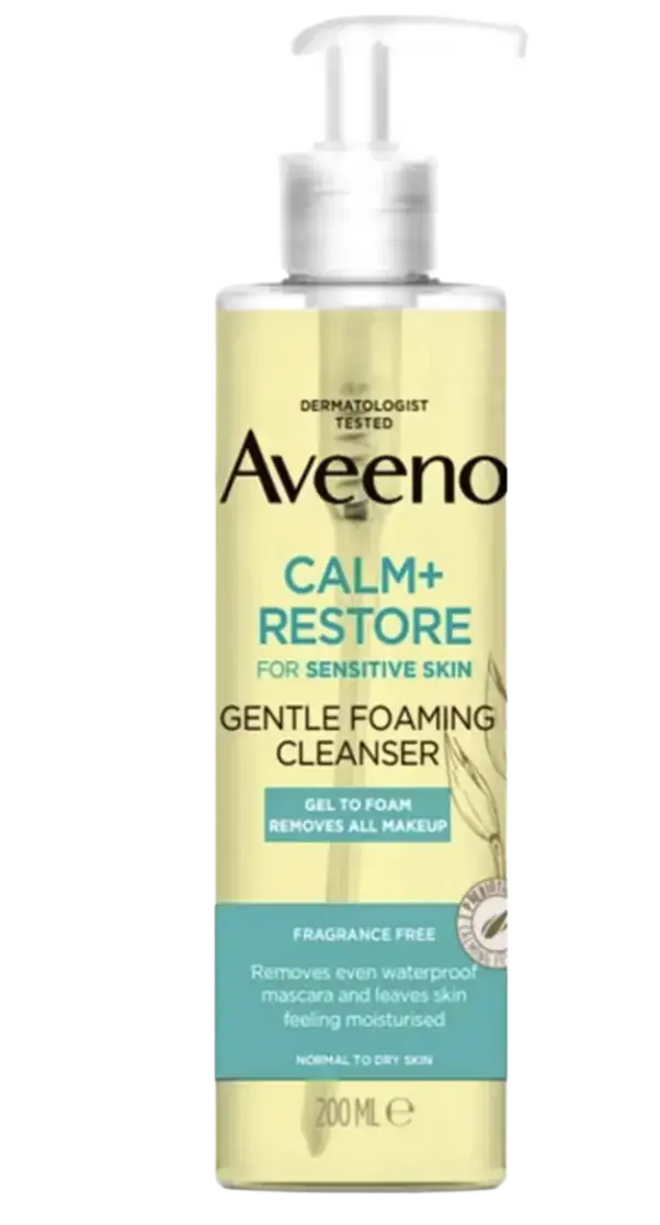 Aveeno Calm+ Restore Gentle Foaming Cleanser