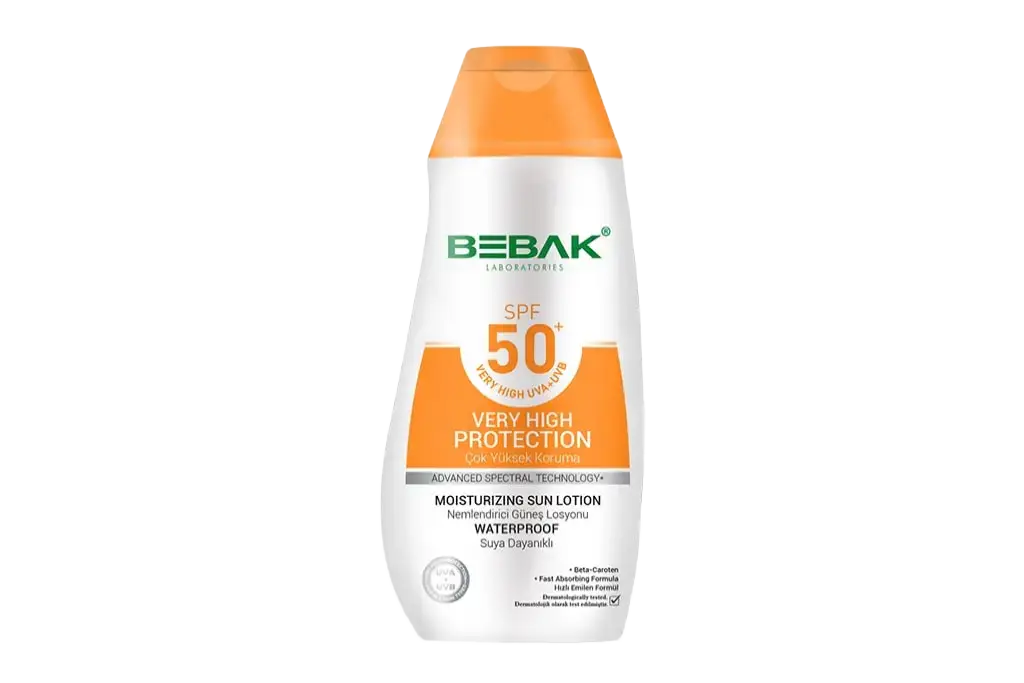 Bebak Laboratories Moisturizing Sun Lotion SPF 50+ High Protection