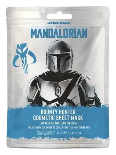Mad Beauty Disney Mandalorian Silver Cosmetic Sheet Mask