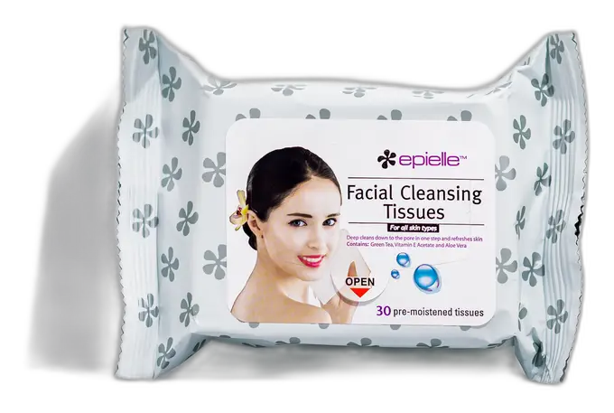 Epielle Facial Cleansing Tissues Original Facial Cleansing Tissues