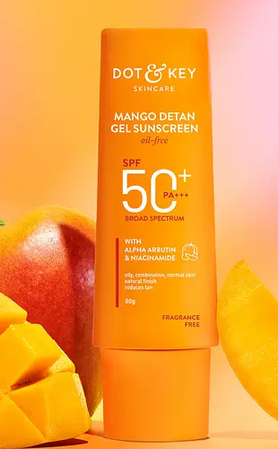 Dot & Key Skincare Mango detan gel sunscreen