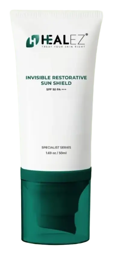 Healez Beauty Invisible Restorative Sun Shield SPF 50