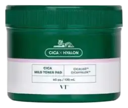 VT Cosmetics Cica Mild Toner Pad Standard