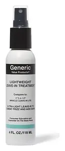 Generic Value Products Lightweight Leave-In Treatment Compare to It’s a 10 Miracle Leave-In Lite