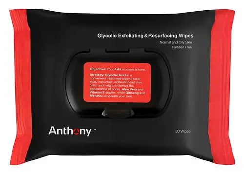 Anthony Glycolic Exfoliating & Resurfacing Wipes