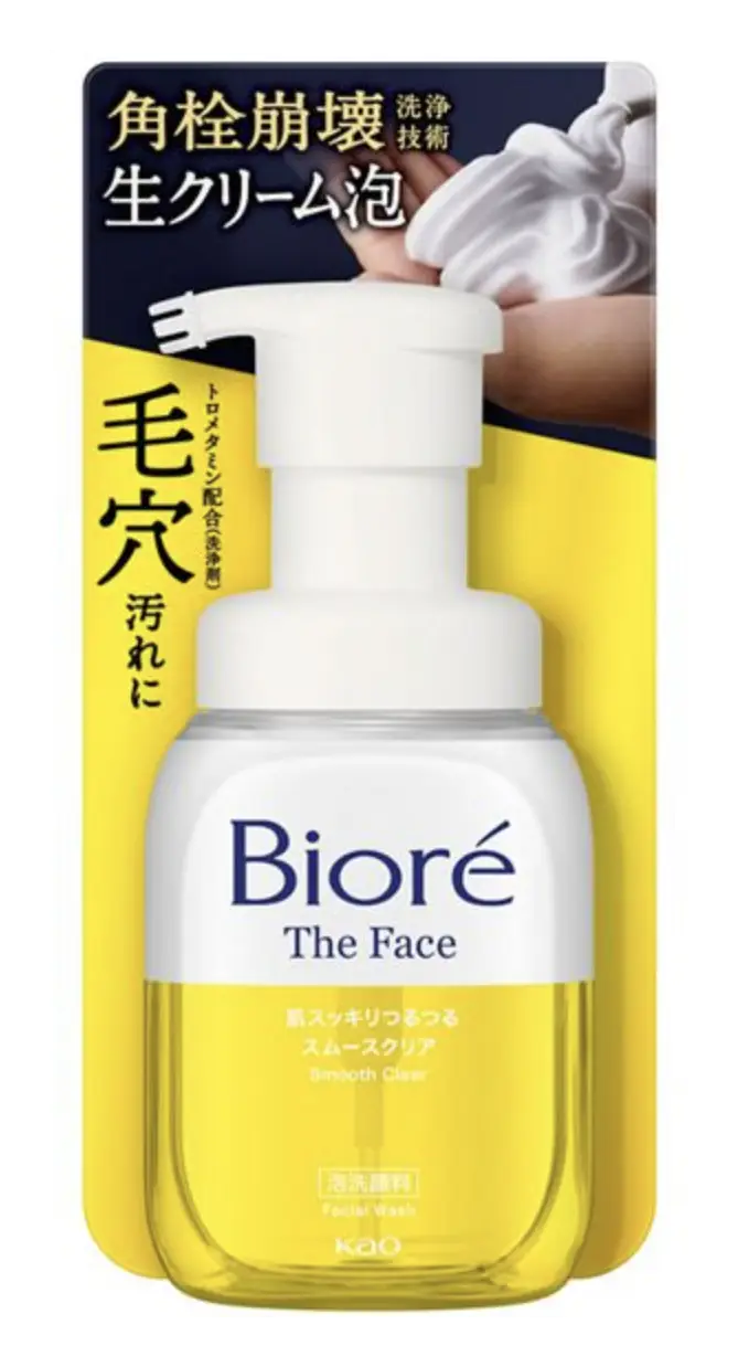 Biore The Face Foaming Facial Wash Smooth Clear